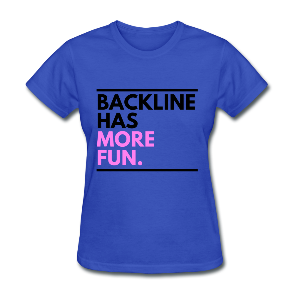 Backline Women's Tee - royal blue