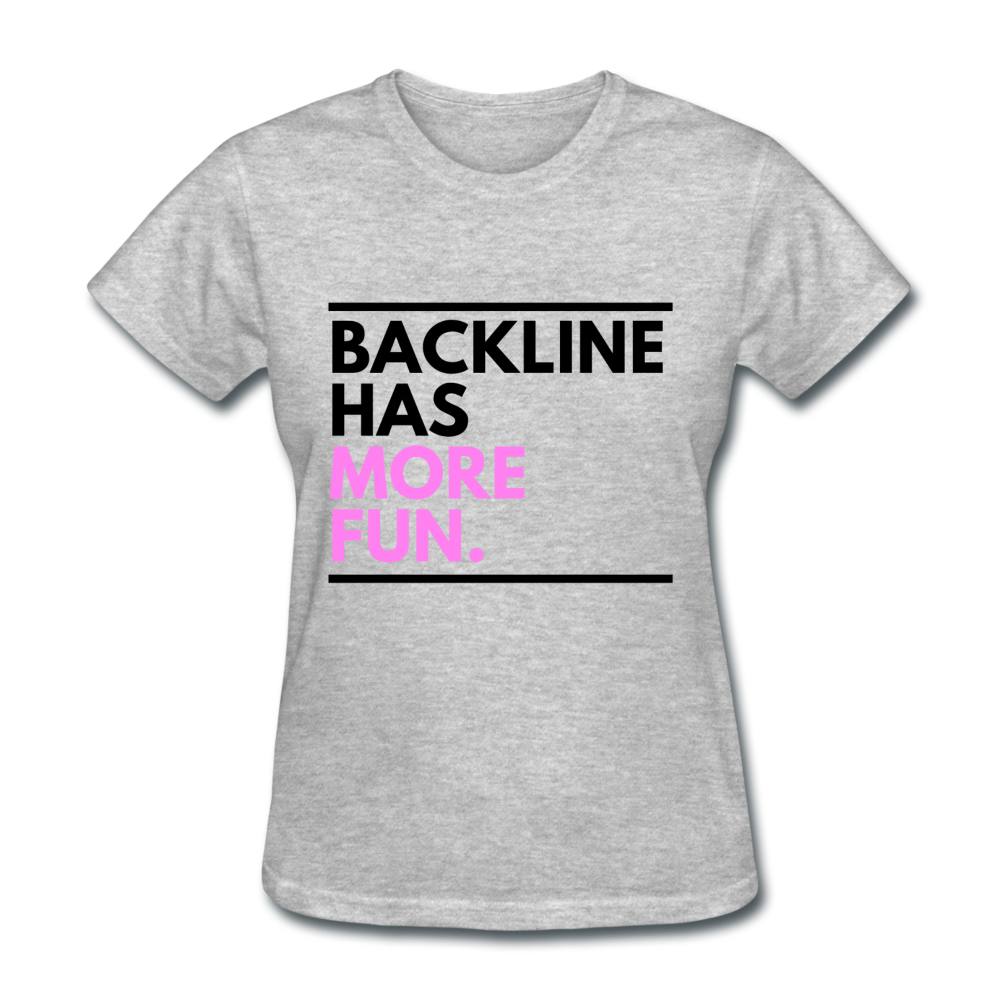 Backline Women's Tee - heather gray