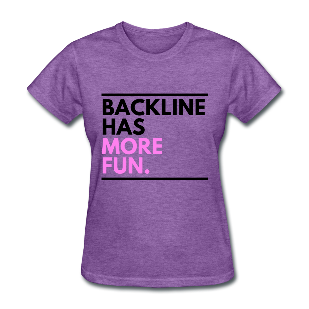 Backline Women's Tee - purple heather