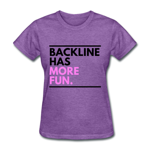 Backline Women's Tee - purple heather