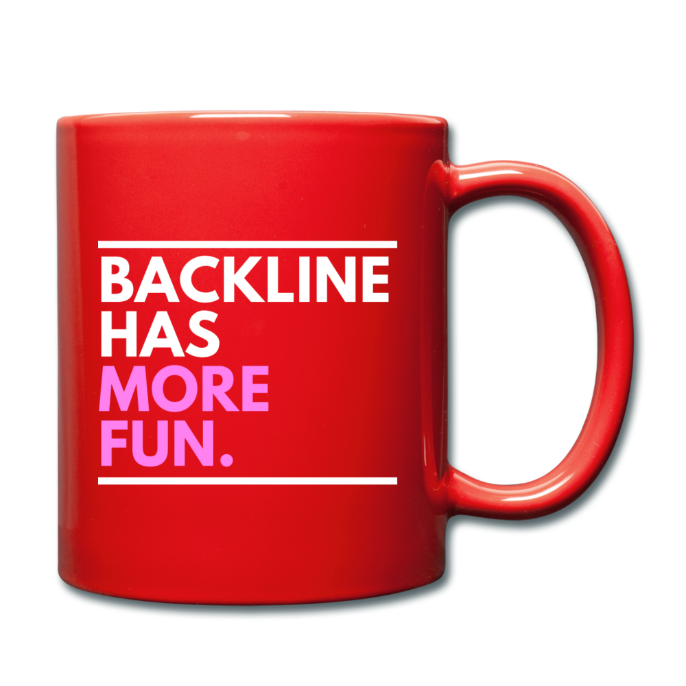 Backline Lefty Mug - red