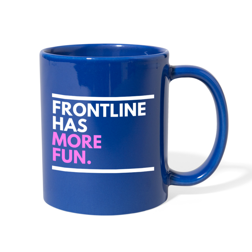 Frontline Lefty Mug - royal blue