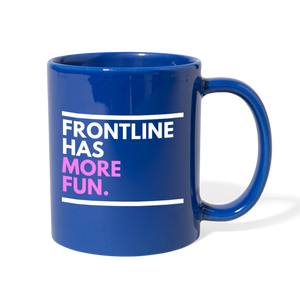 Frontline Lefty Mug - royal blue