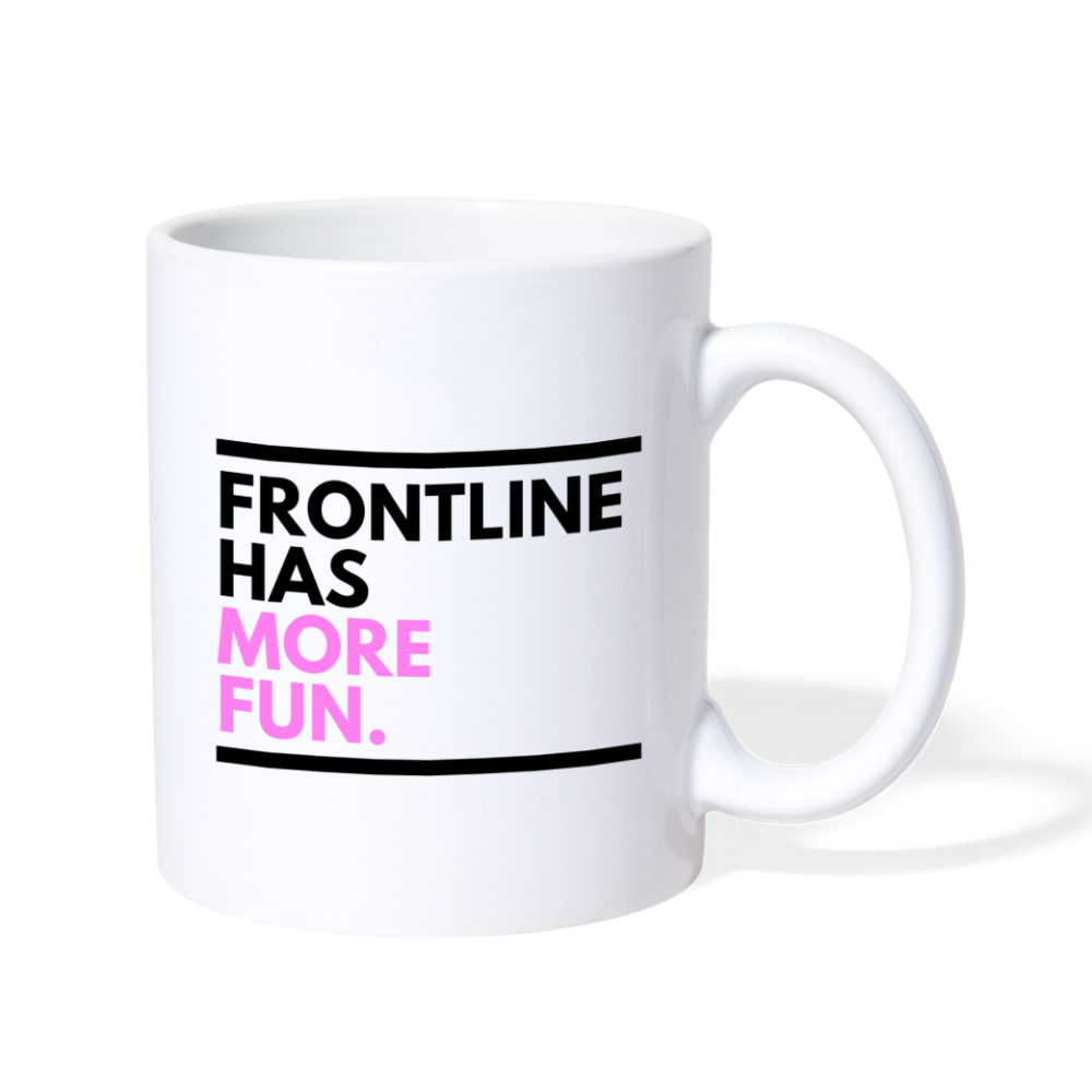 Frontline Lefty Mug - white
