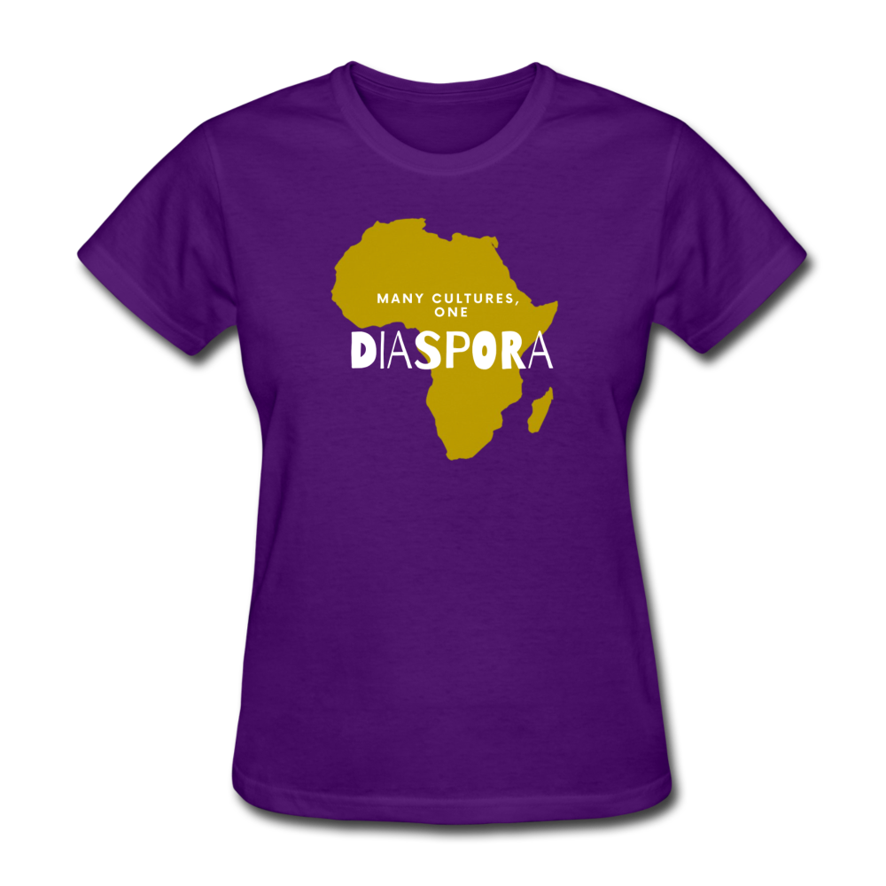 One Diaspora Women's Tee - purple