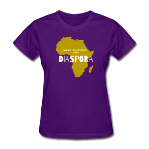 One Diaspora Women's Tee - purple
