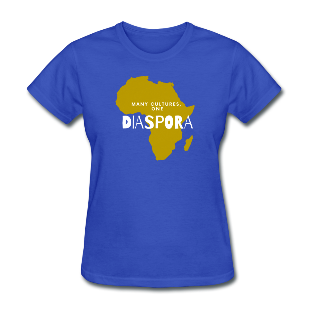 One Diaspora Women's Tee - royal blue