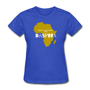 One Diaspora Women's Tee - royal blue