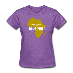 One Diaspora Women's Tee - purple heather