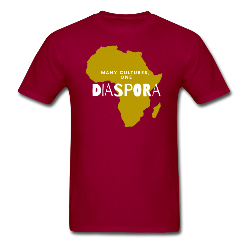 One Diaspora Unisex Tee - dark red
