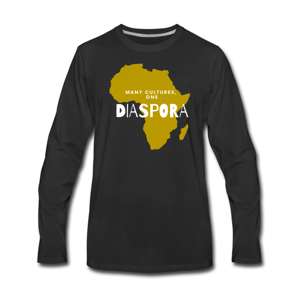 One Diaspora Men's Long Sleeve T-Shirt - black