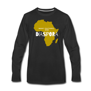 One Diaspora Men's Long Sleeve T-Shirt - black
