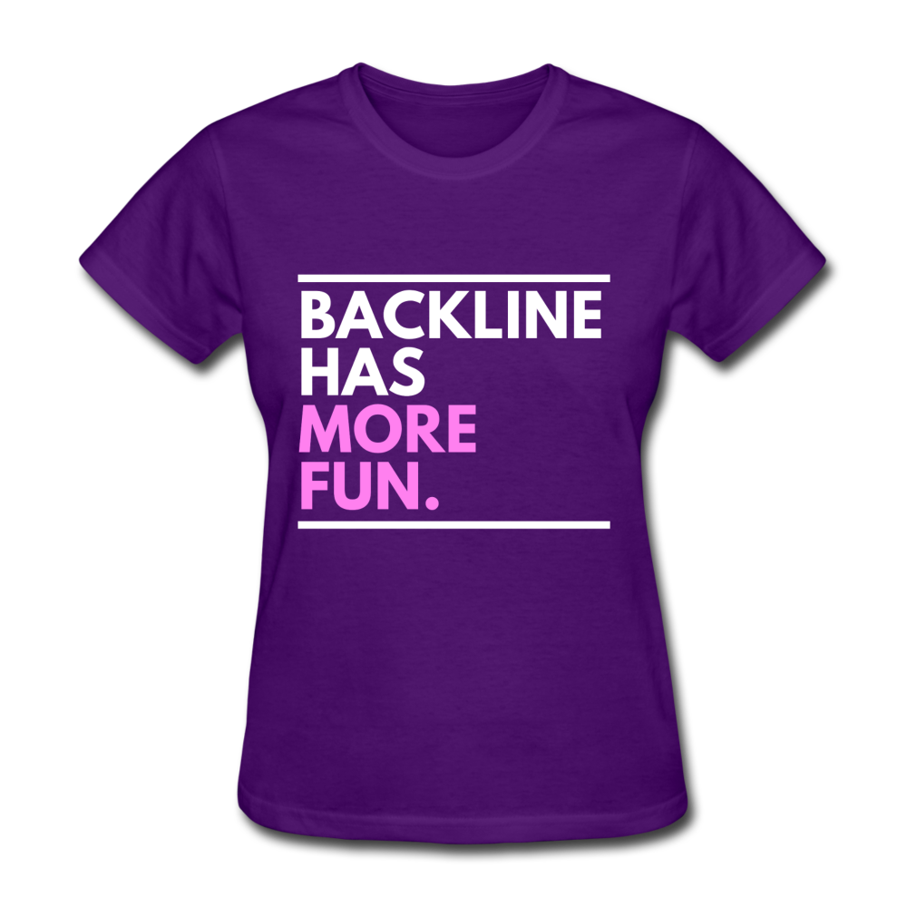 Backline Women's Tee - purple