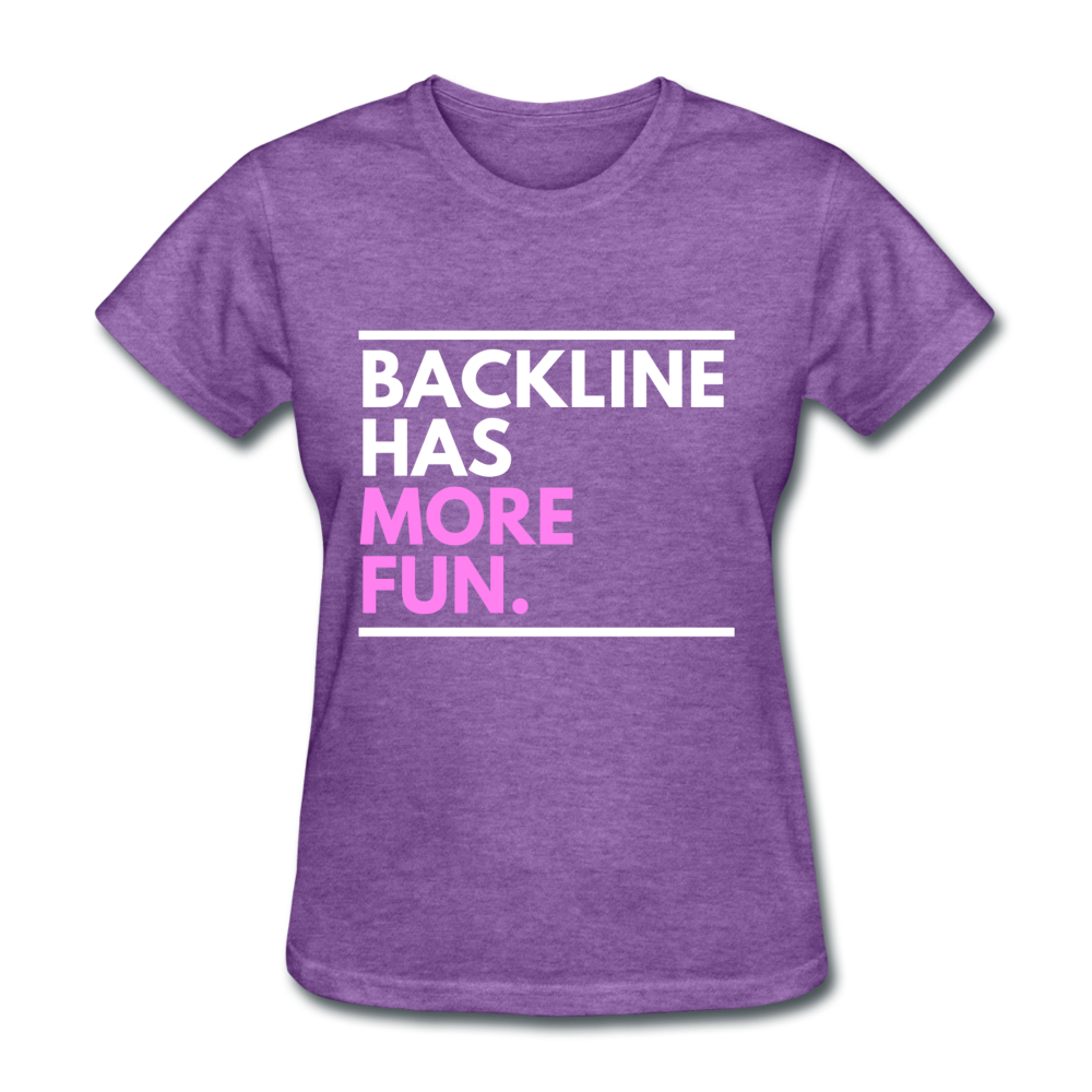 Backline Women's Tee - purple heather