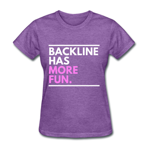 Backline Women's Tee - purple heather