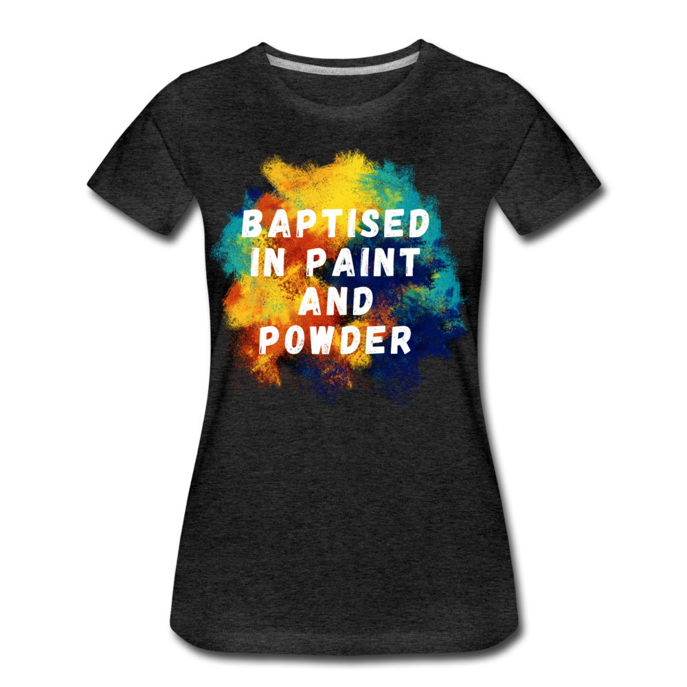 Baptised Tee - charcoal gray