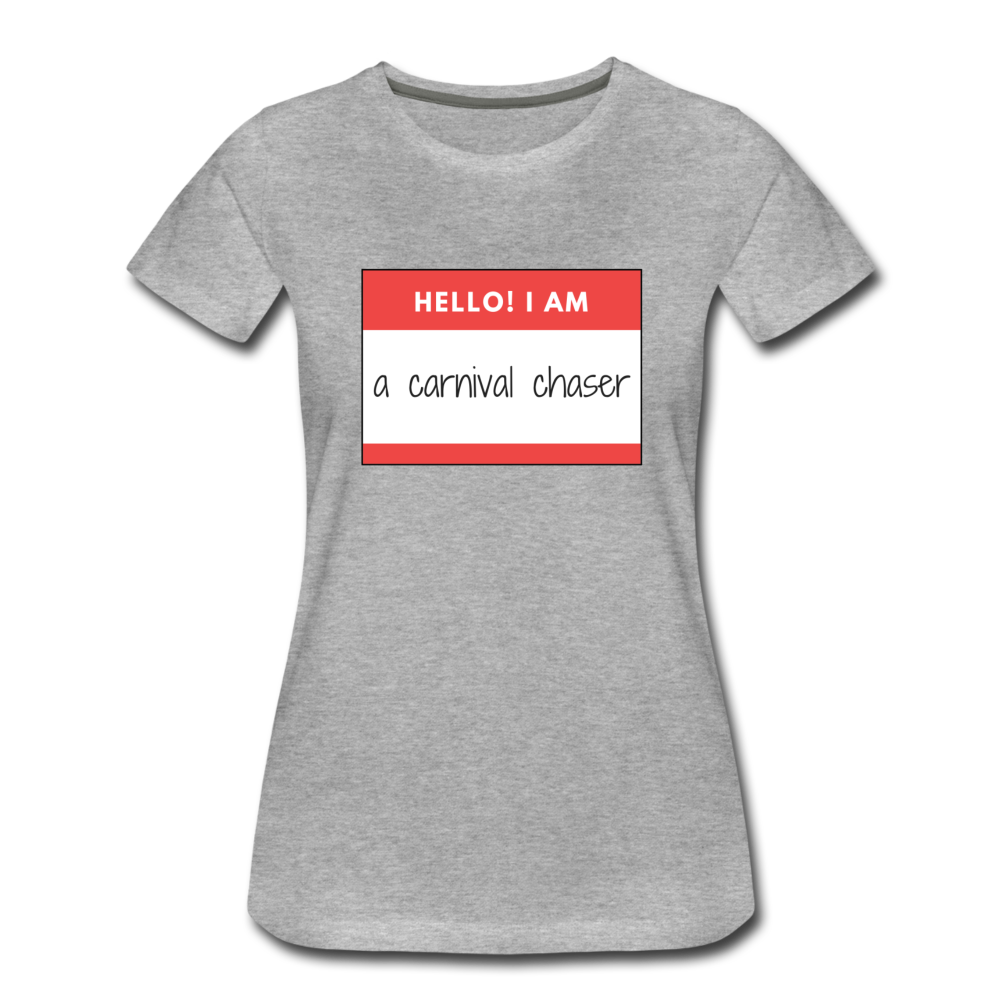 Carnival Chaser Women’s Premium T-Shirt - heather gray