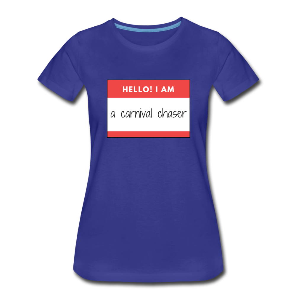 Carnival Chaser Women’s Premium T-Shirt - royal blue