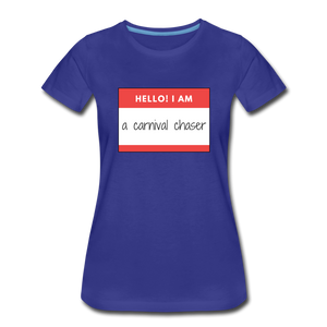 Carnival Chaser Women’s Premium T-Shirt - royal blue