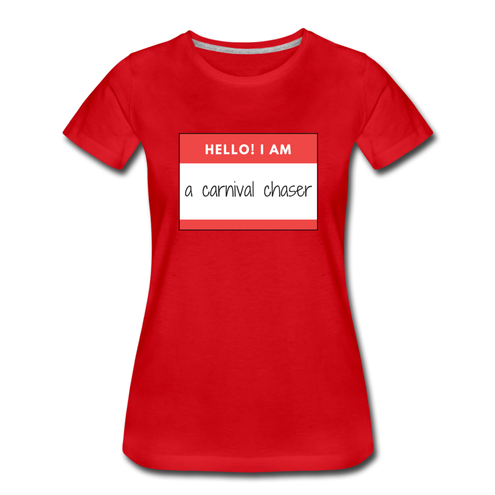 Carnival Chaser Women’s Premium T-Shirt - red
