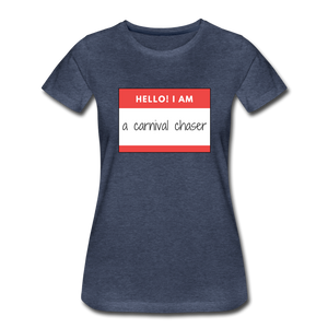 Carnival Chaser Women’s Premium T-Shirt - heather blue