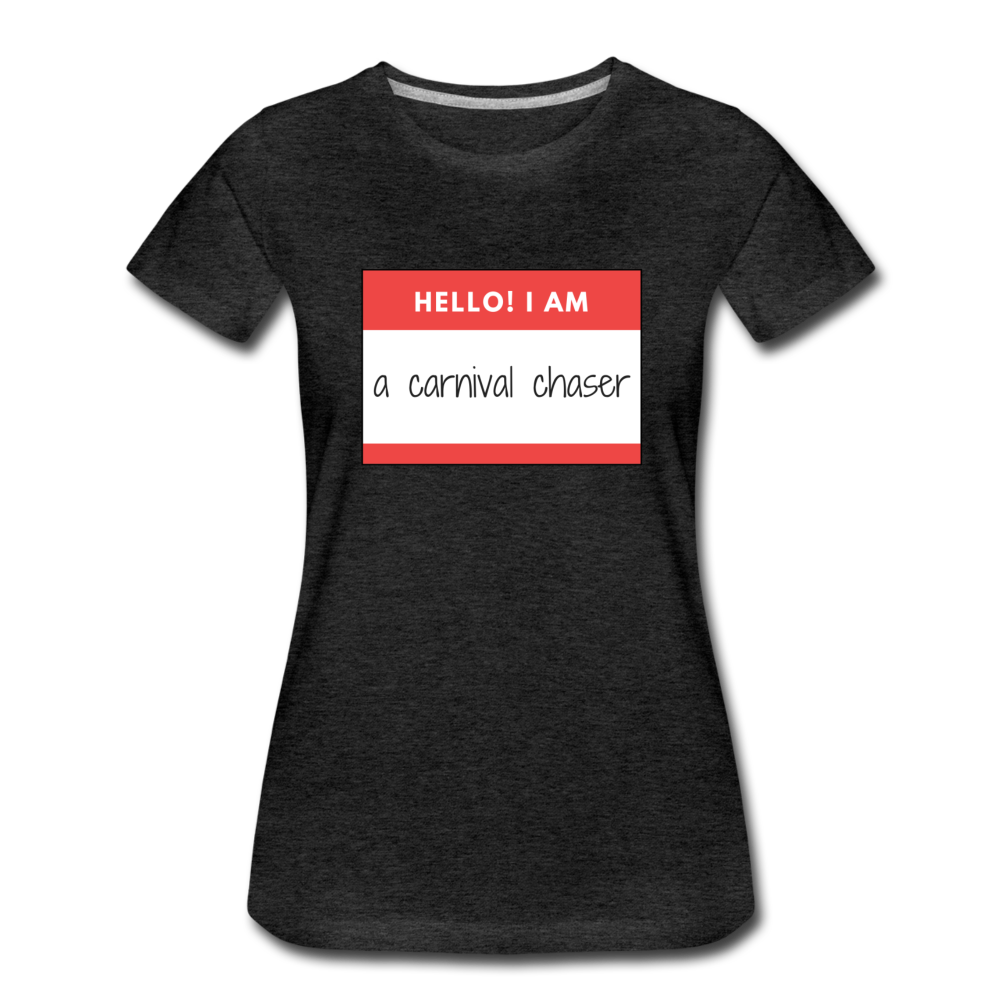 Carnival Chaser Women’s Premium T-Shirt - charcoal gray