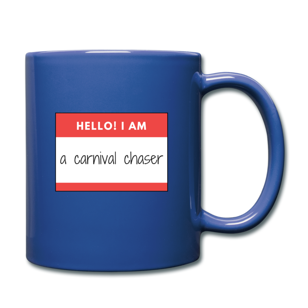 Carnival Chaser Lefty Mug - royal blue