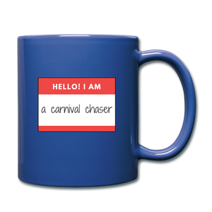 Carnival Chaser Lefty Mug - royal blue