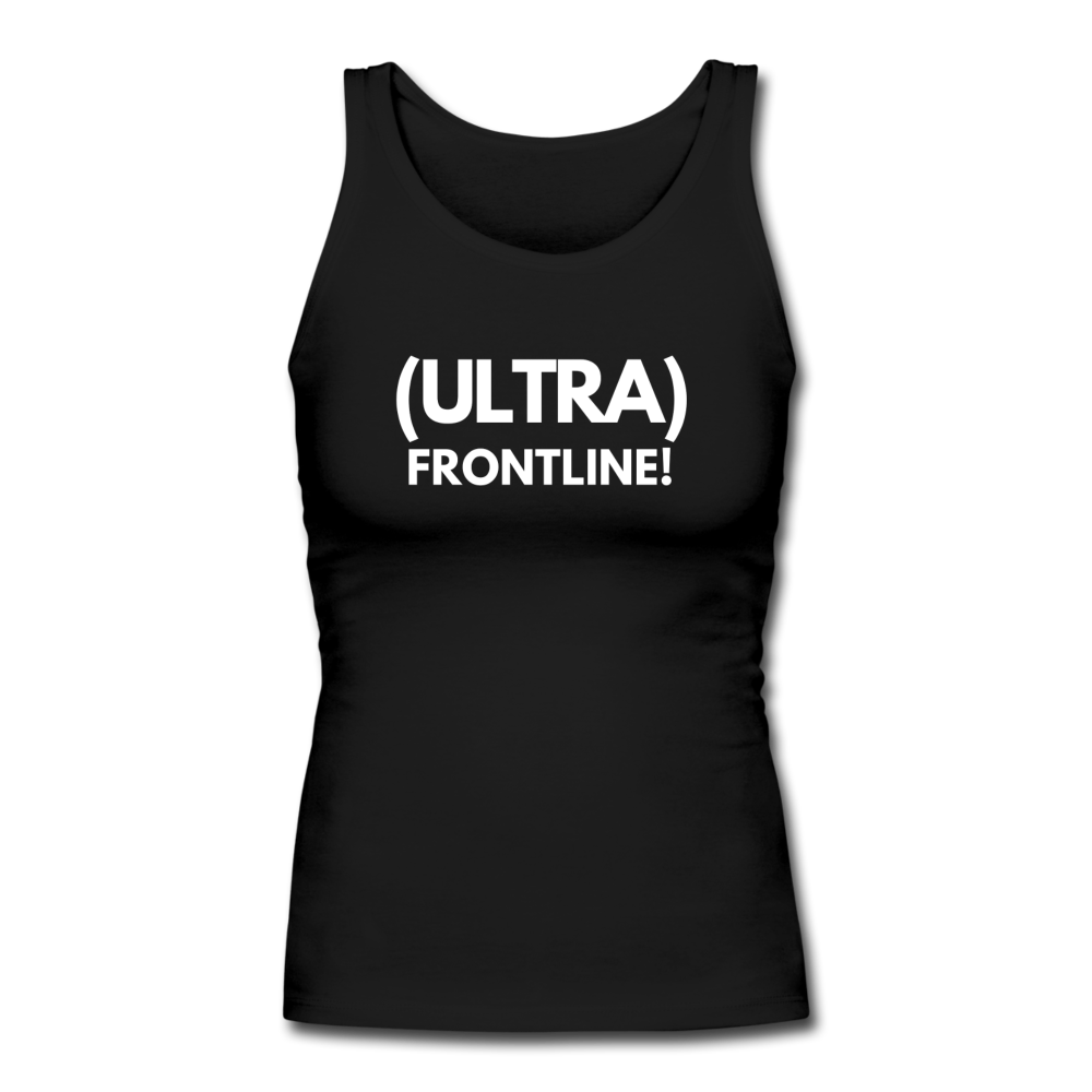 (Ultra) Frontline Women's Longer Length Fitted Tank - black