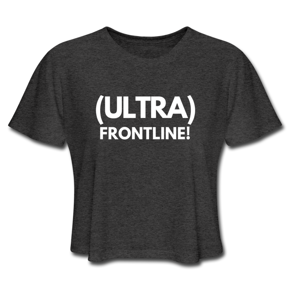 Ultra Frontline Women's Cropped T-Shirt - deep heather